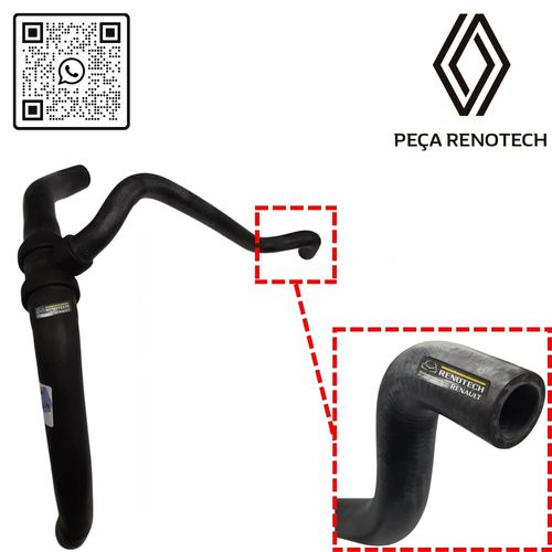 RN 024042-X 7700847055 MANGUEIRA INF. DO RADIADOR KANCL II 1.6 16V K4M - 3